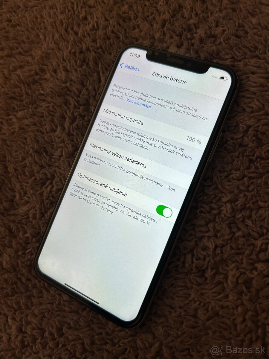 iPhone X 64GB Silver - 100% - 7