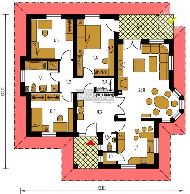 HALO reality - Predaj, rodinný dom Veľký Grob - NOVOSTAVBA - 7