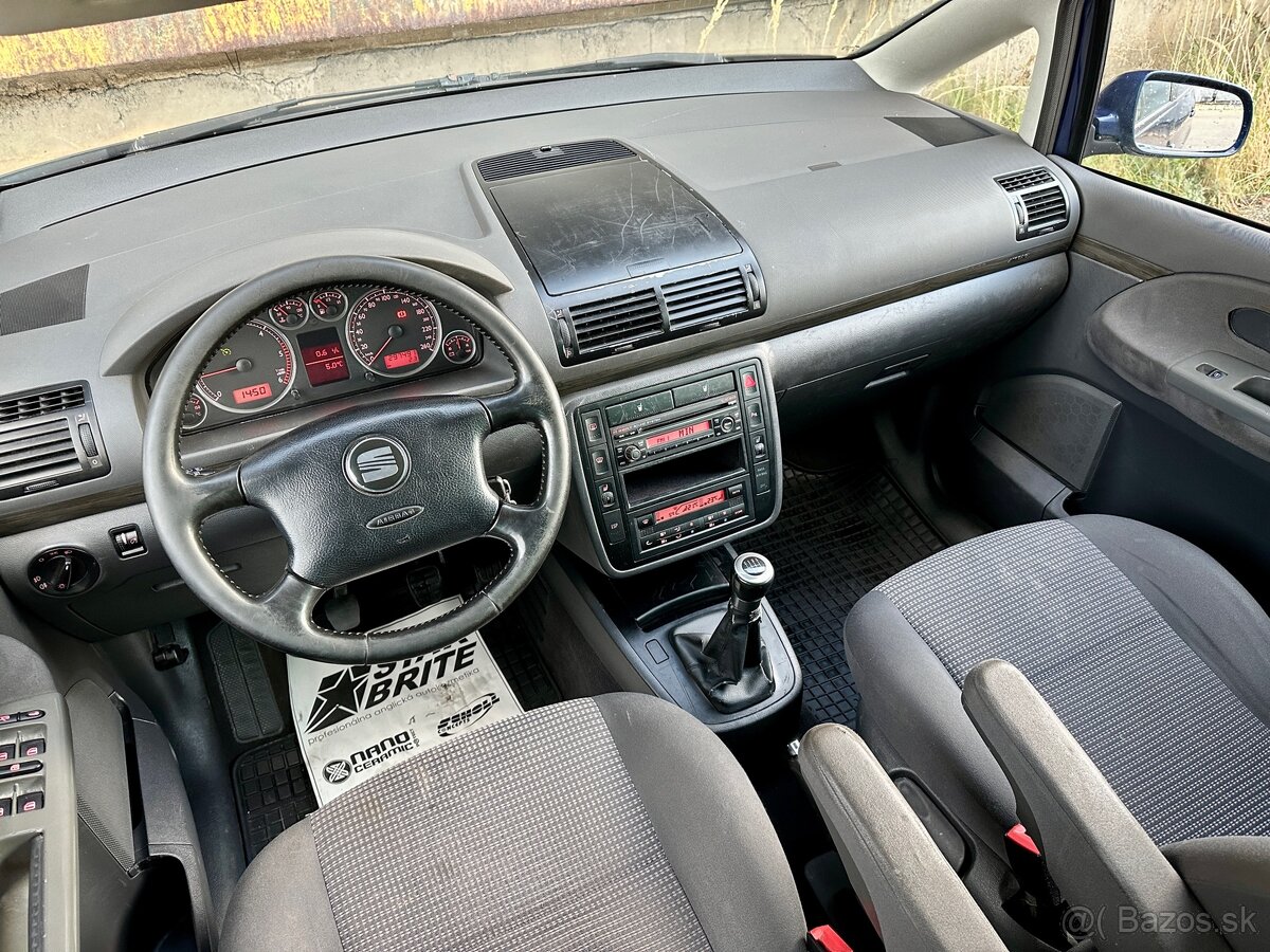 Seat Alhambra 1.9TDI 96kw 7miest 2006 Nová STK - 7