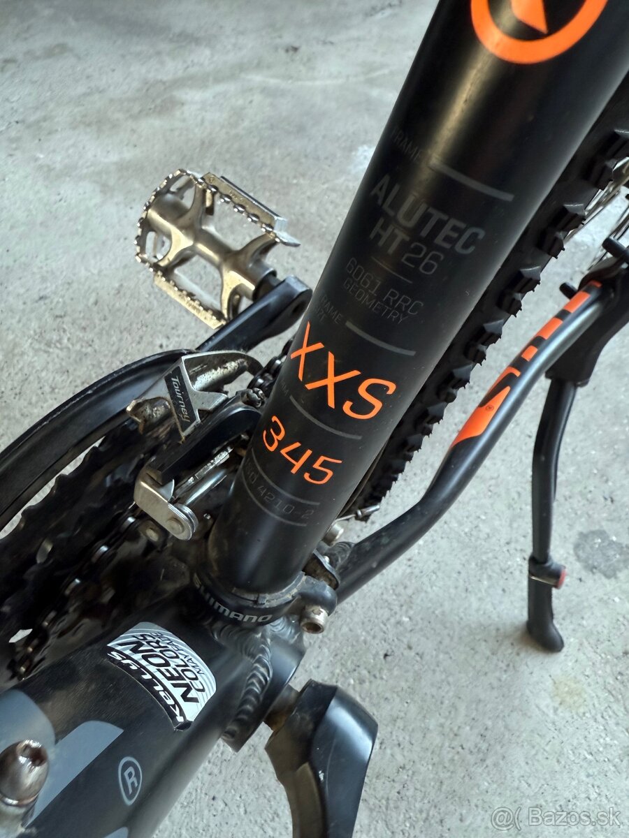 Kellys Madman 30 XXS 345 Alutec Black 26″ - 7