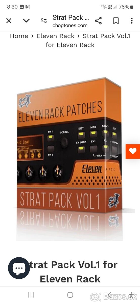 Elevan rack gitarový procesor - 7