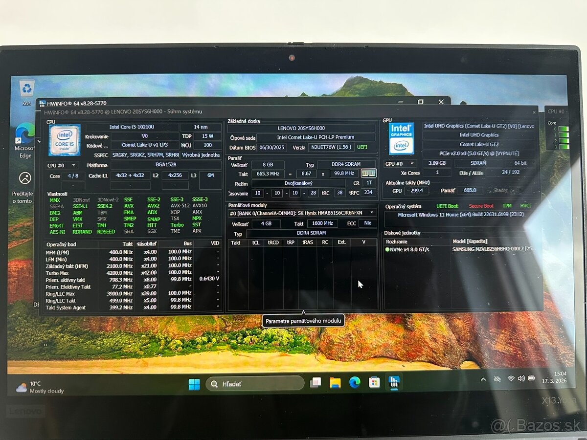 LENOVO ThinkPad X13 Yoga Gen1 2v1 - 7