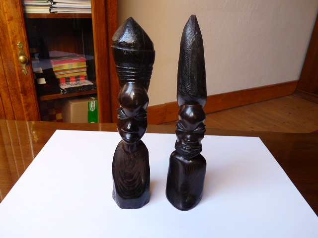 africké ľudové umenie – drevené artefakty 1 - 7