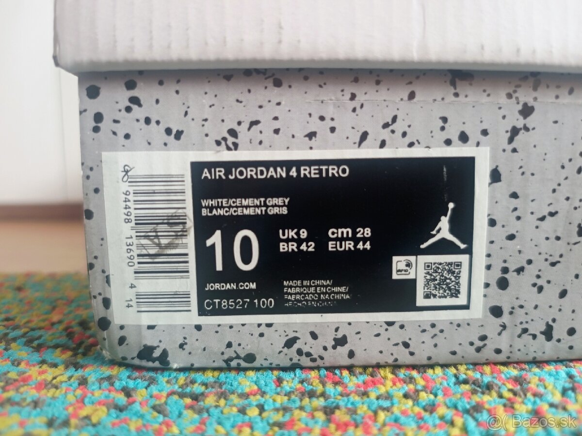 Jordan 4 white cement - 7