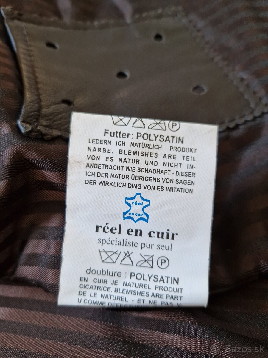 Pánská kožená bunda Max velikost M pravá kůže - 7