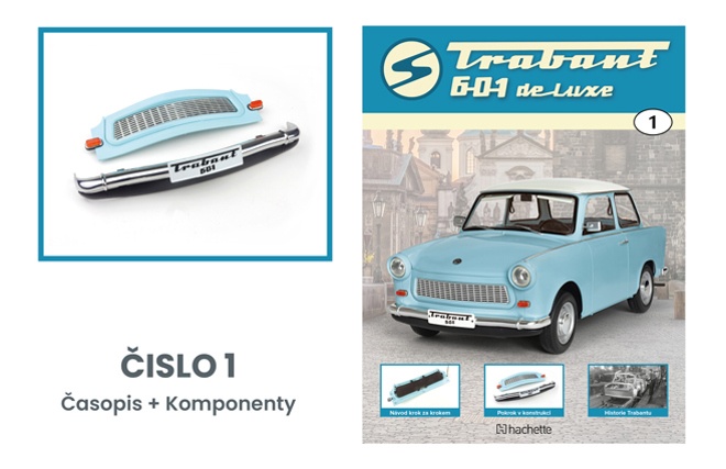 Trabant 601 de Luxe 1:8 Hachette - 7