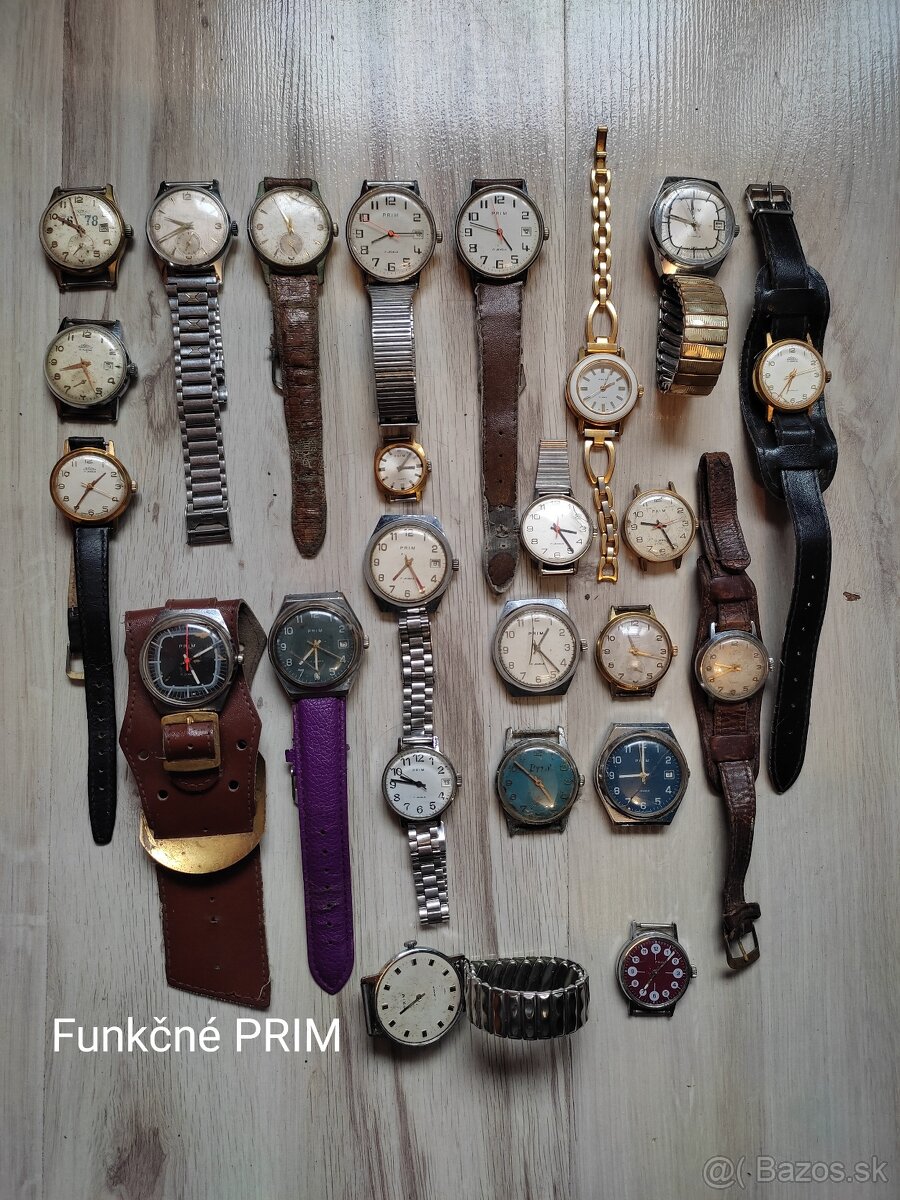 Hodinky PRIM, LONGINES plus skatulky na hodinky - 7
