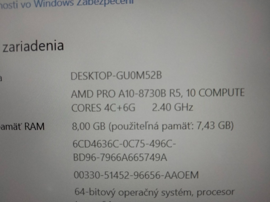 12" HP elitebook / 4-jadrový procesor / 8gb ram /256gb ssd/ - 7