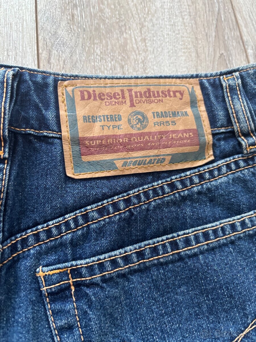 Diesel riflová sukňa - 7