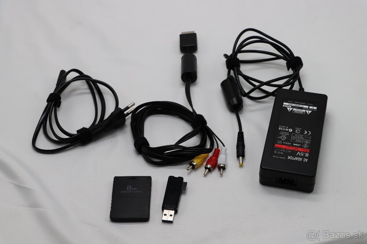 PlayStation 2 Slim SCPH-77003 + FMCB karta + USB/SD - 7