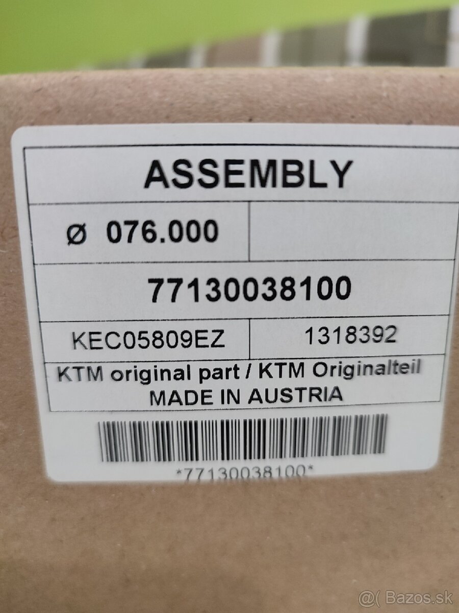 Valec,piest KTM excf 250 - 7