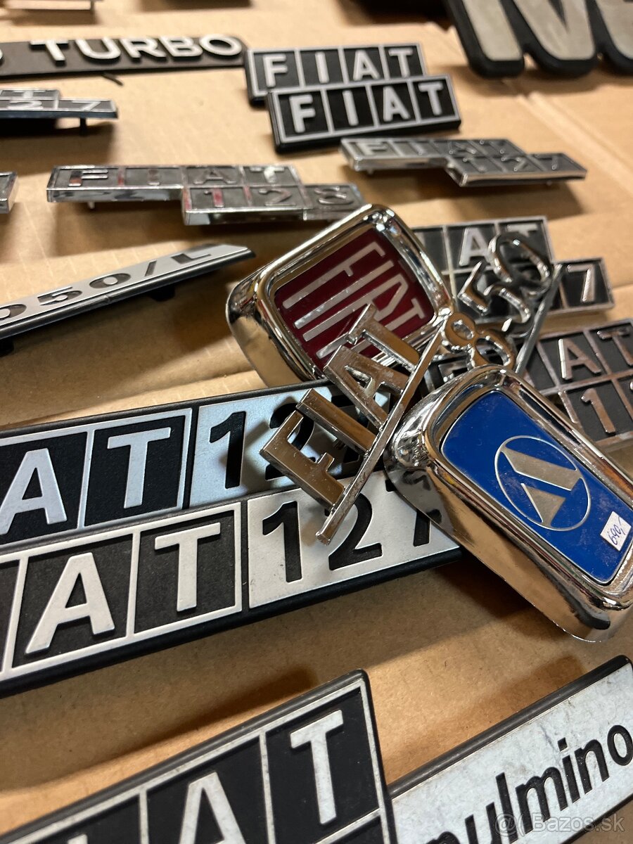 Fiat štítky, znaky - 7
