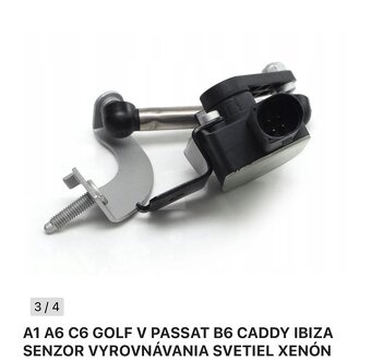 Snimac xenonu novy diel passat b7, skoda puklice, pas - 7