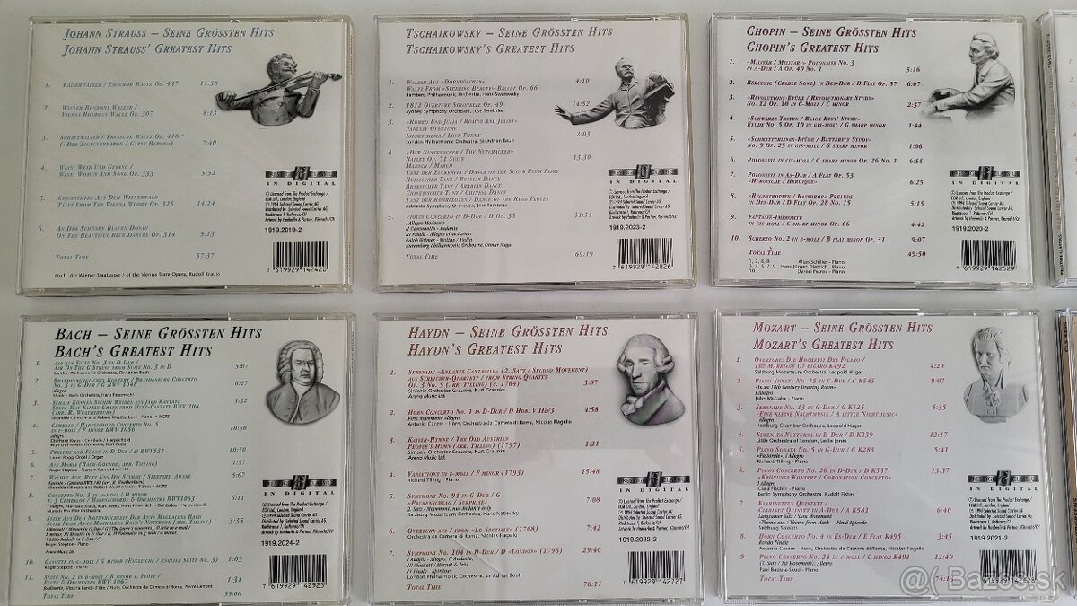 Klasická hudba 10ks CD - 7