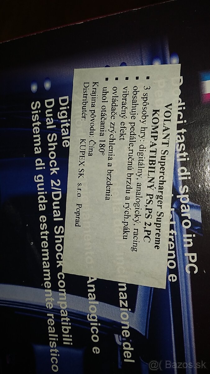 Herný volant s pedálmi - 7