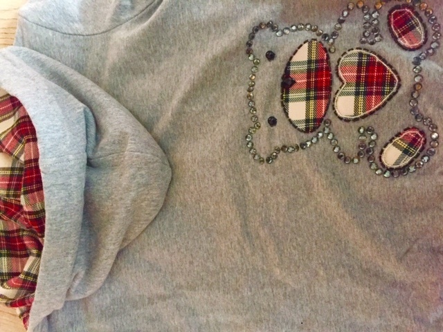 Dámska sivá mikina s nápisom - 7