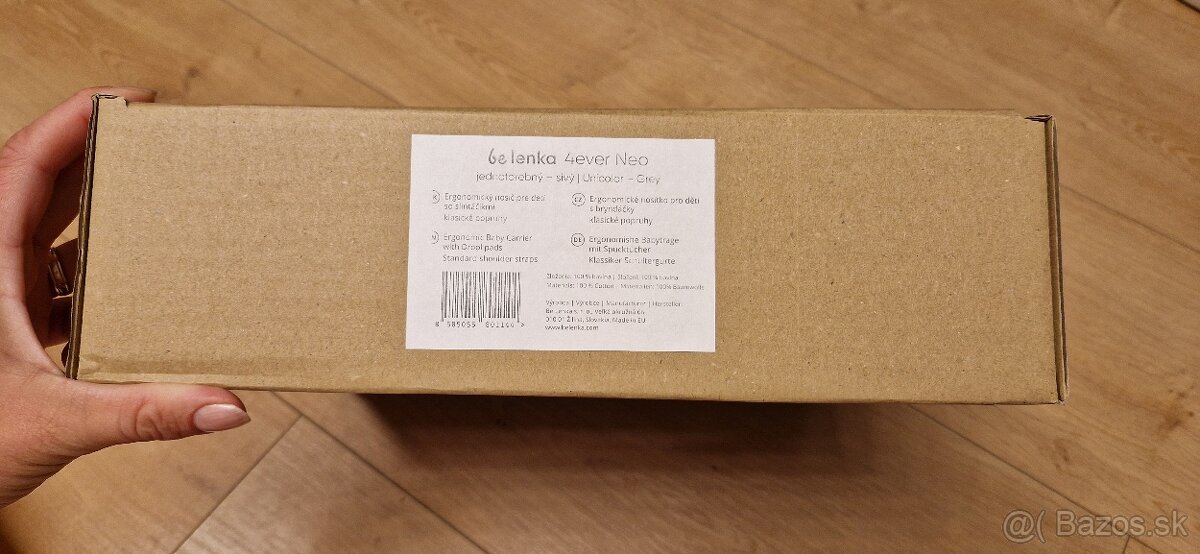 Ergonomický nosič Be Lenka 4ever neo sivý - 7