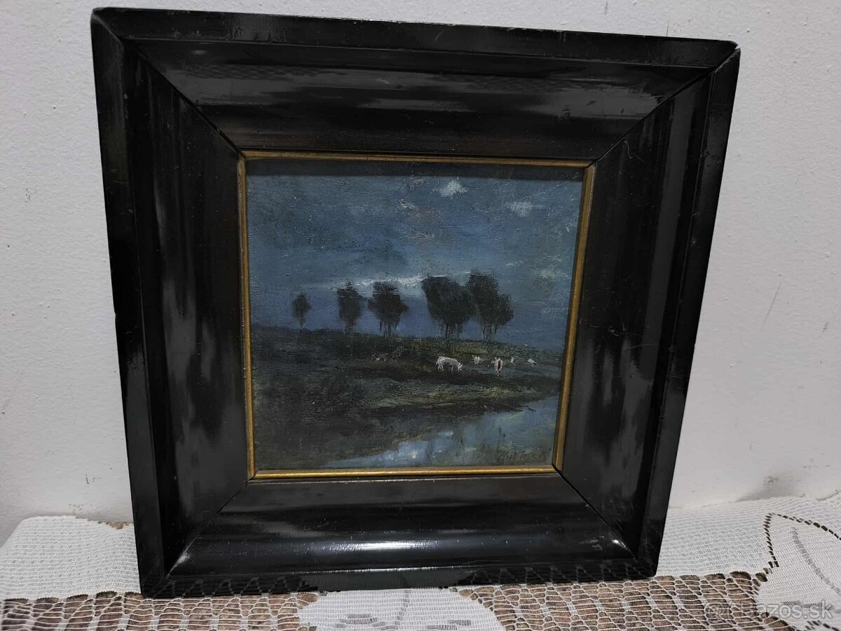 Stará olejomaľba - 7