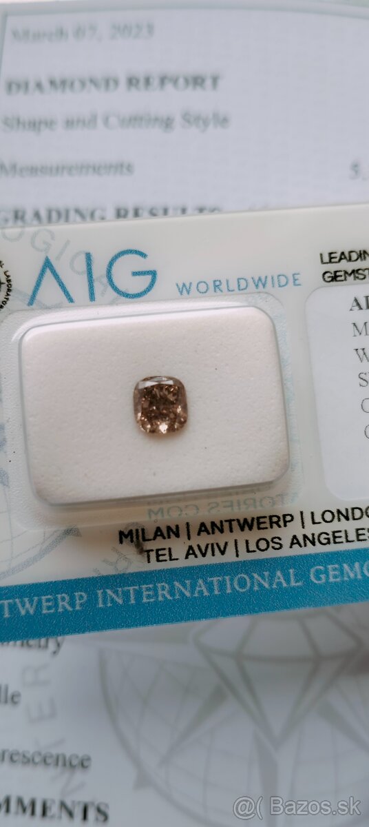 Prírodný diamant 0,7 karat - 7