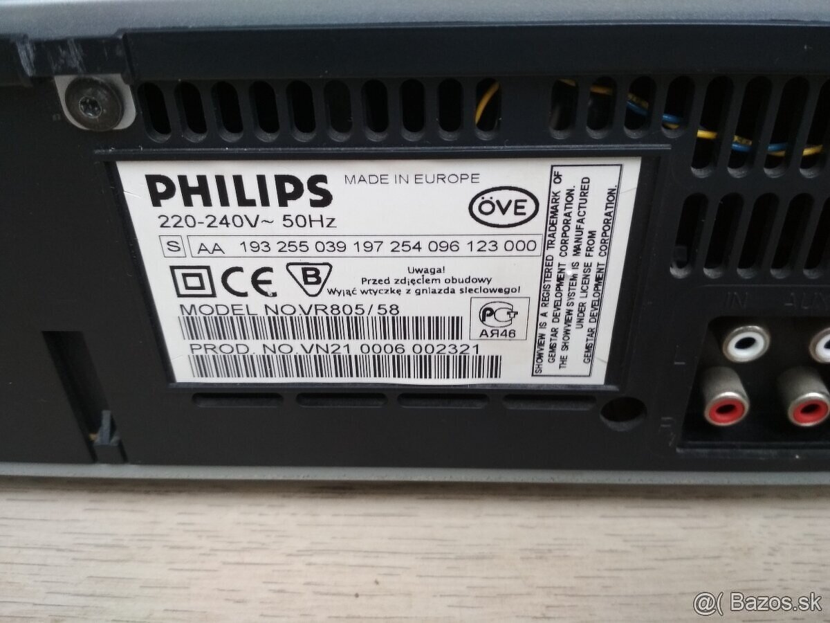 Videorekorder 6-hlavovy Philips VR805 HIFI STEREO - 7