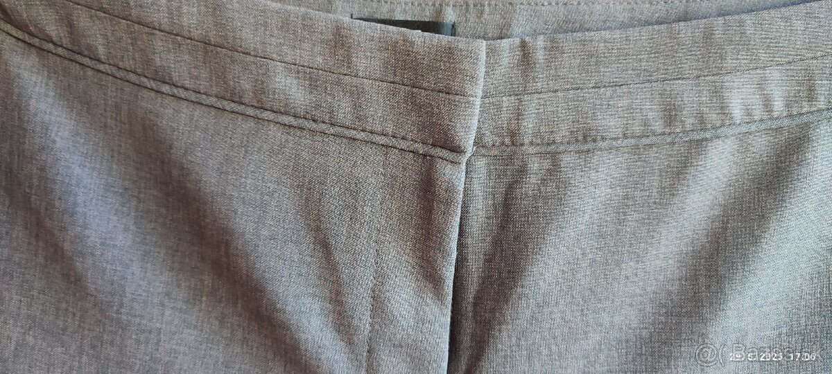 Elegantné sive nohavice, c. 40 - 7