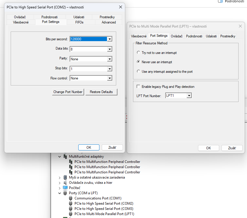 Staršie testované PCI/ISA karty - 7