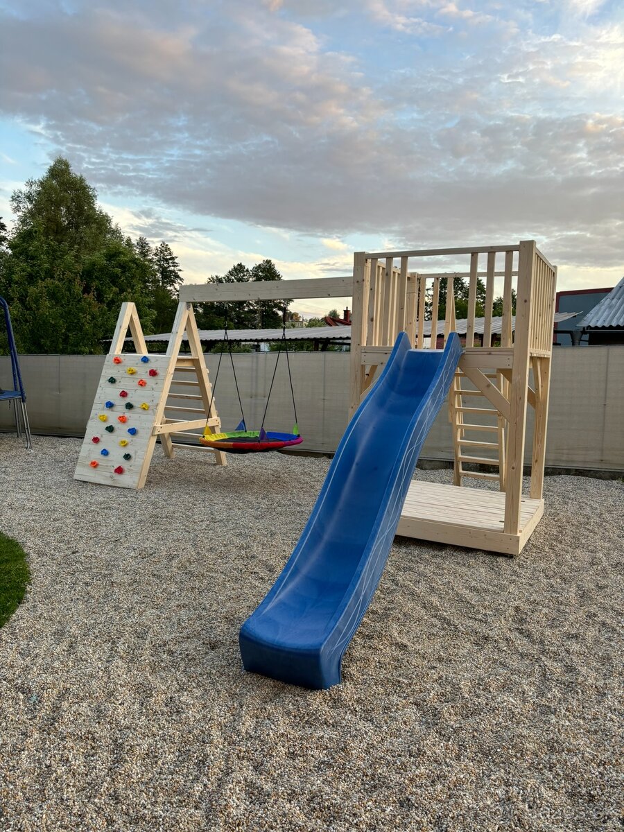 Detské ihrisko so šmykľavkou s montážou a s dovozom - 7