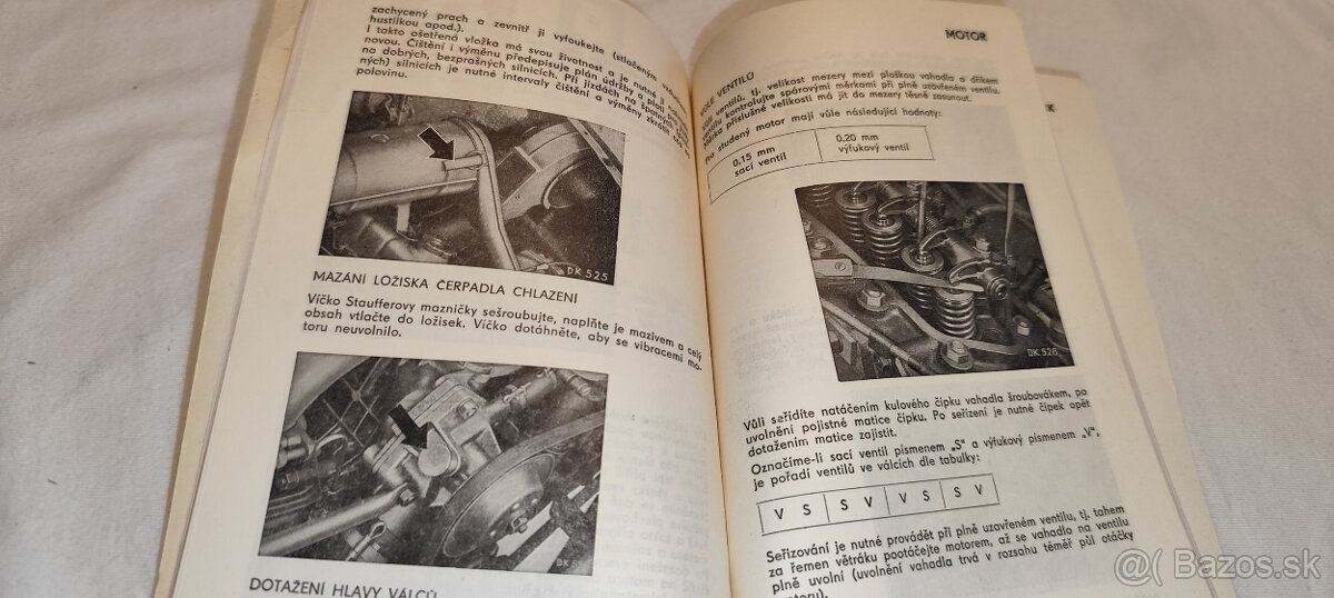 Škoda 1000 MB – příručka - návod k obsluze a údržbě Š1000 - 7