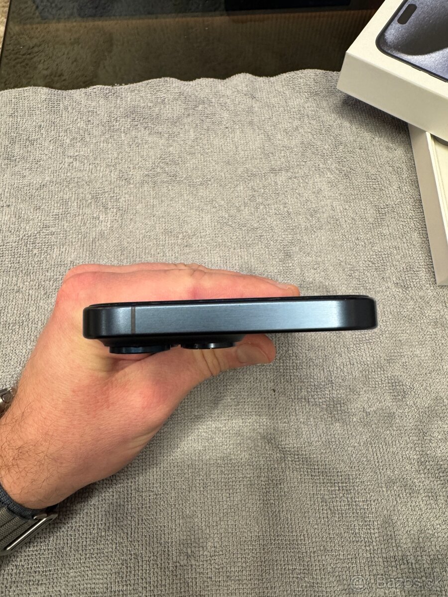 Predám iPhone 15 pro max 256gb Blue Titanium - 7