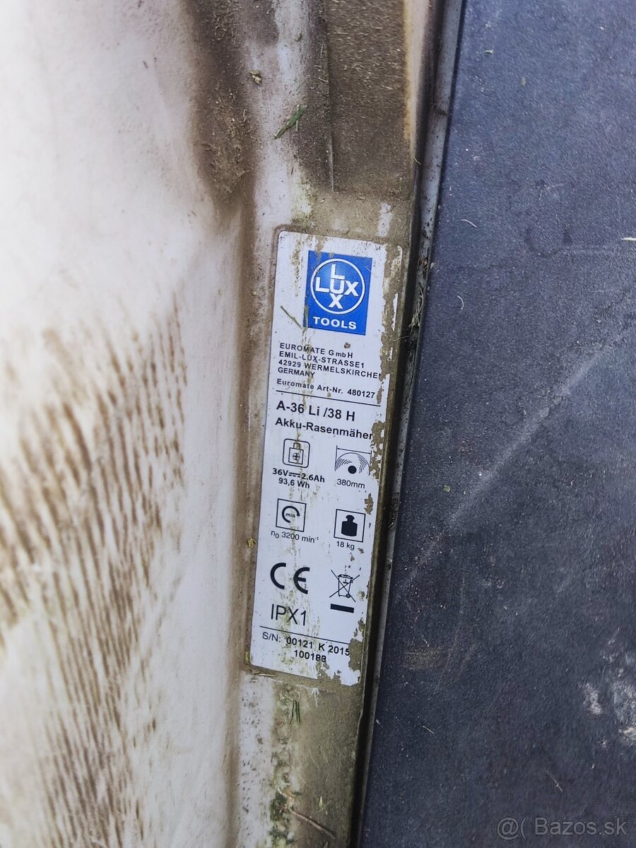 Aku kosačka LUX-TOOLS - 7