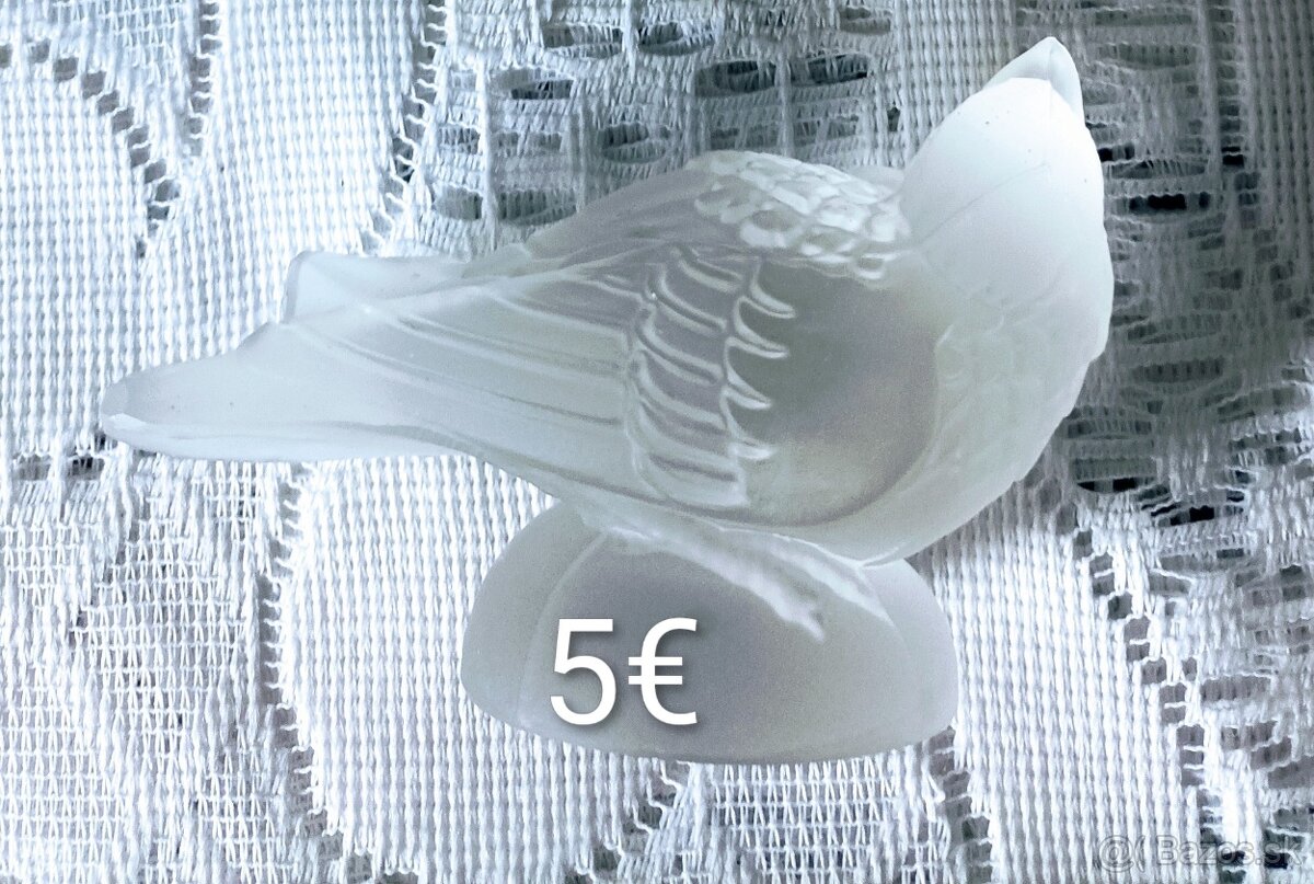 Sklenené dekorácie - zberateľské - 7