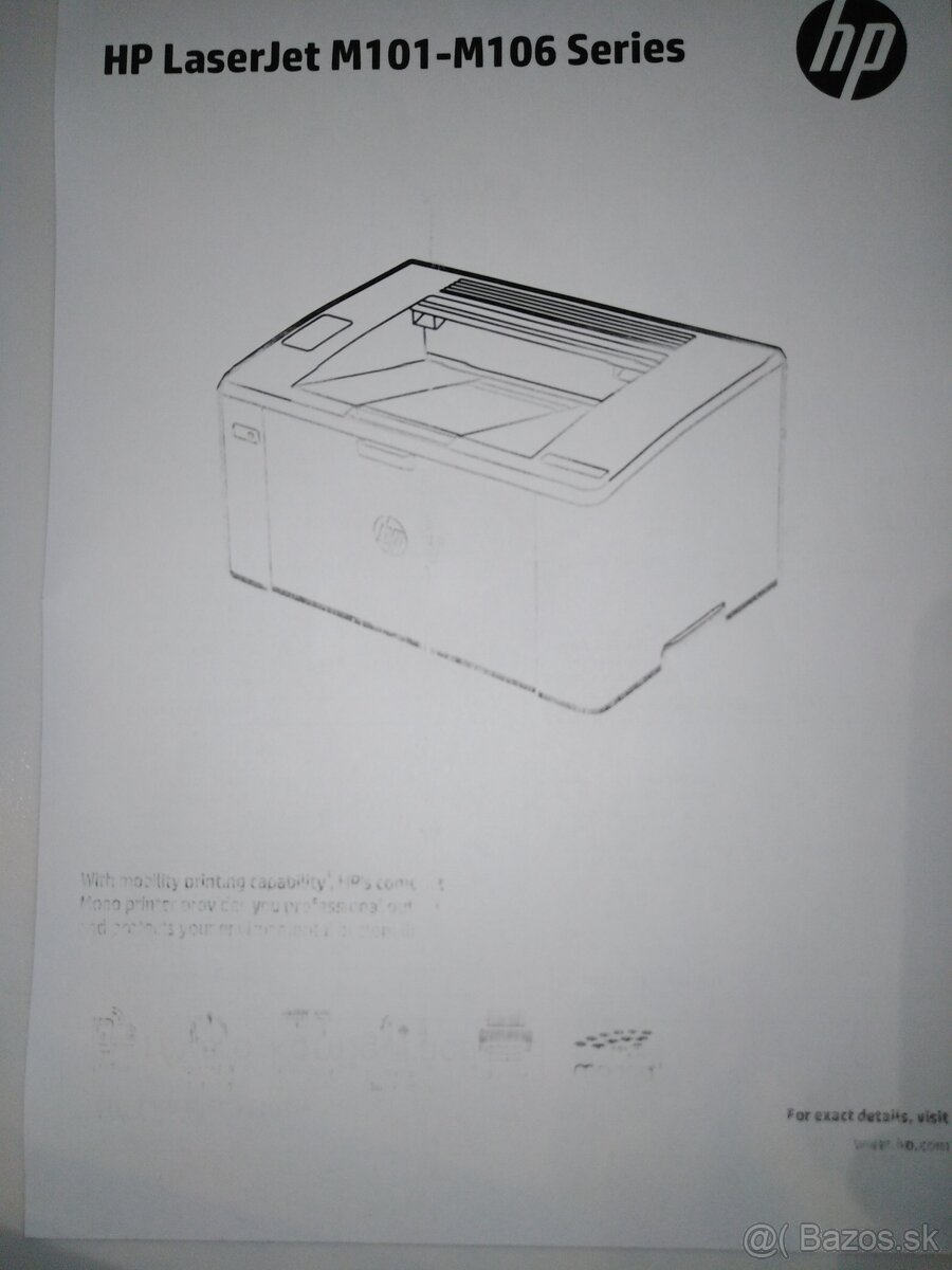 Laserová tlačiareň HP LaserJet Pro M102w - 7