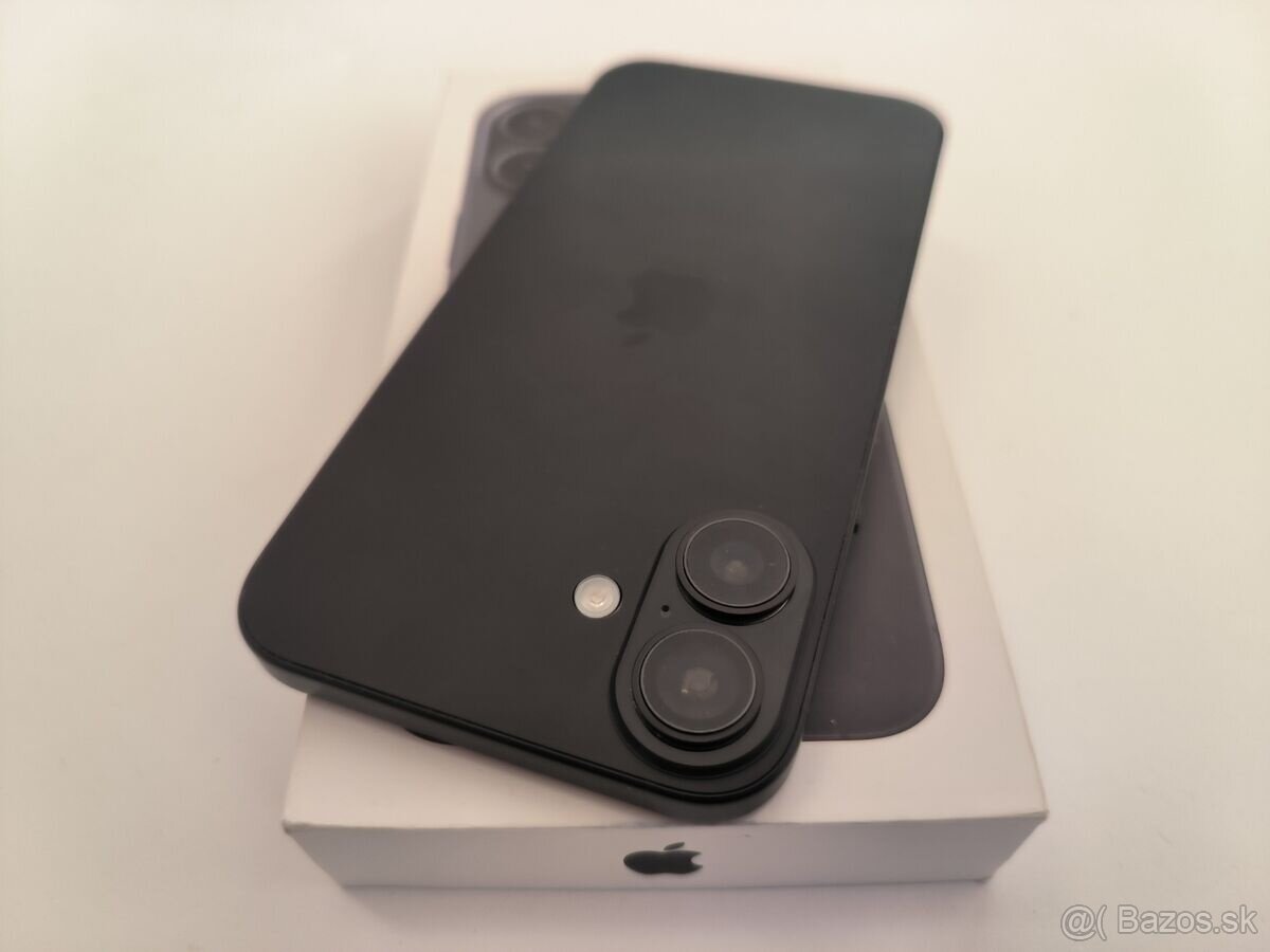 apple iphone 16 256gb Black / Batéria 91% - 7