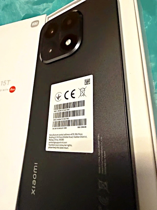 Nový Xiaomi 15T 5G 12CB/256GB, černý - 7