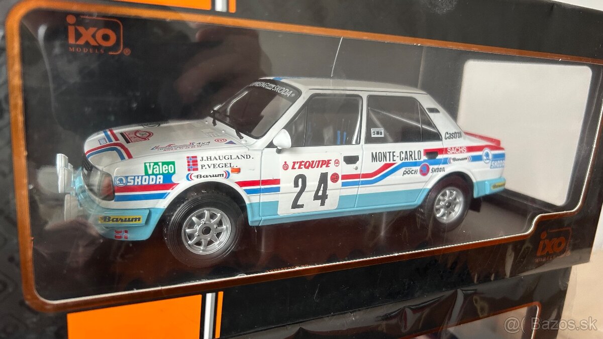 ŠKODA 130L #24 Rallye Monte Carlo 1987 Haugland 1:18 IXO - 7