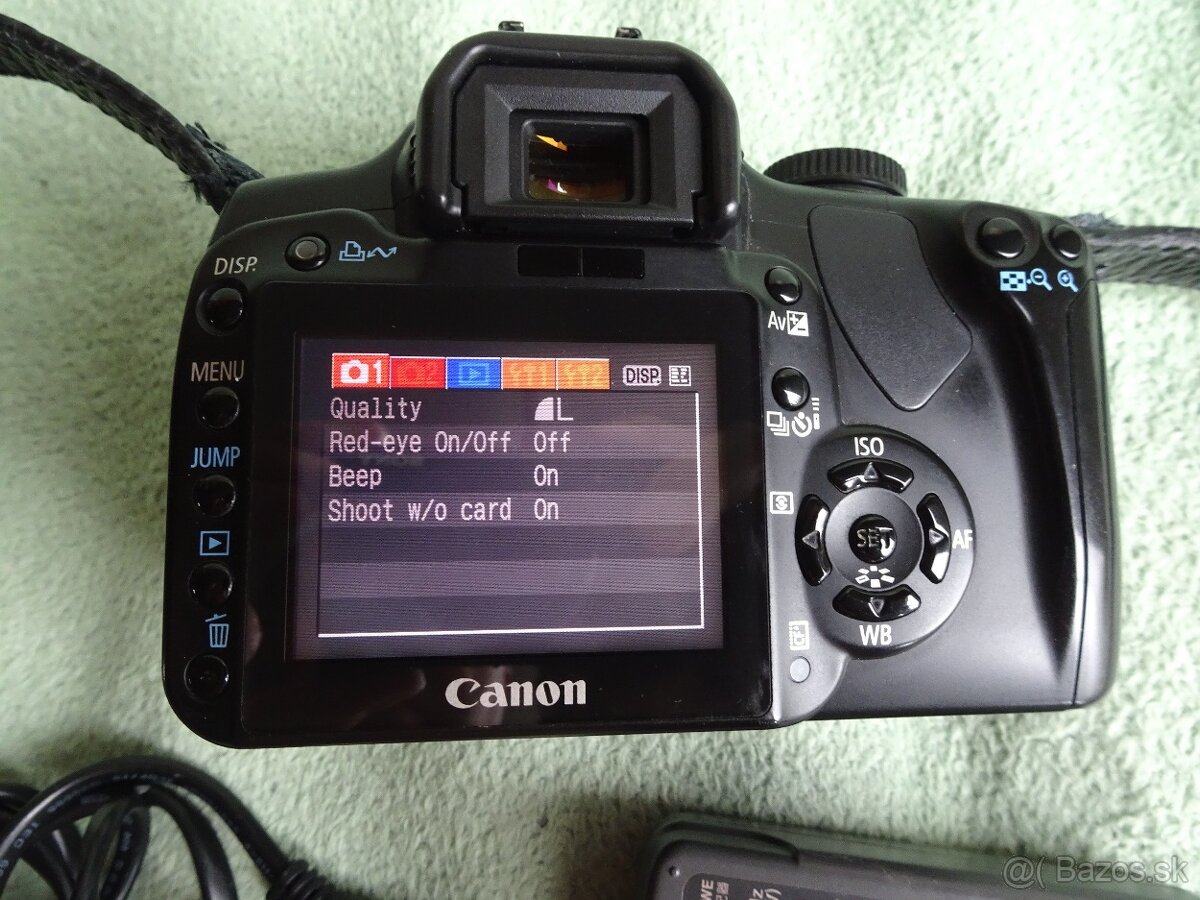 Predám japon. dig. zrkadlovku CANON 400D s bat. + nab... - 7