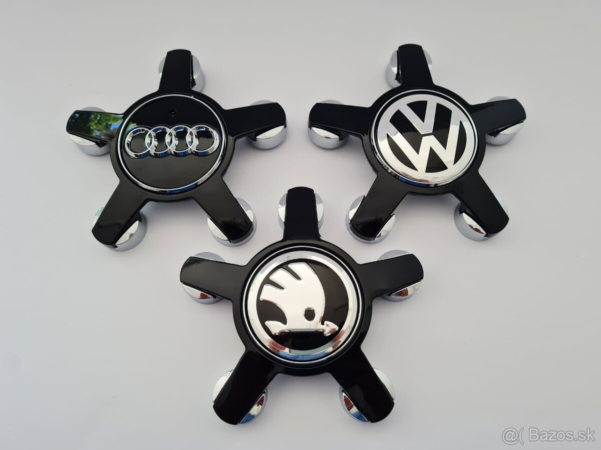 Hviezdicové pukličky krytky kolies do AUDI elektrónov - 7