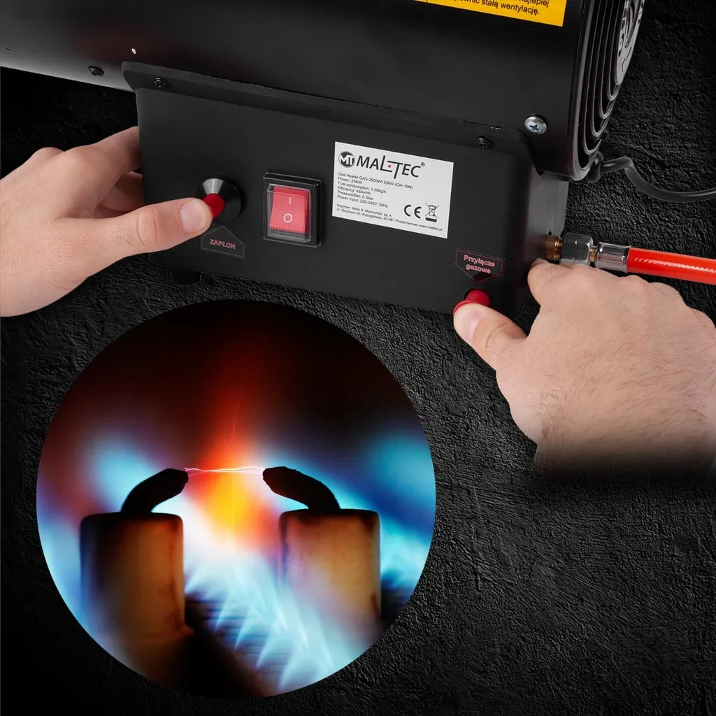 Plynový ohrievač 25 kw - 7