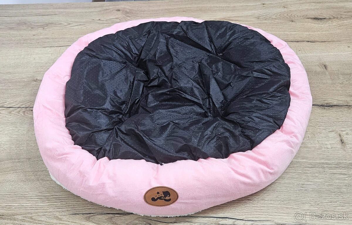 Ružový alebo šedý pelech rozmeru cca 70x60cm a 60x50cm - 7