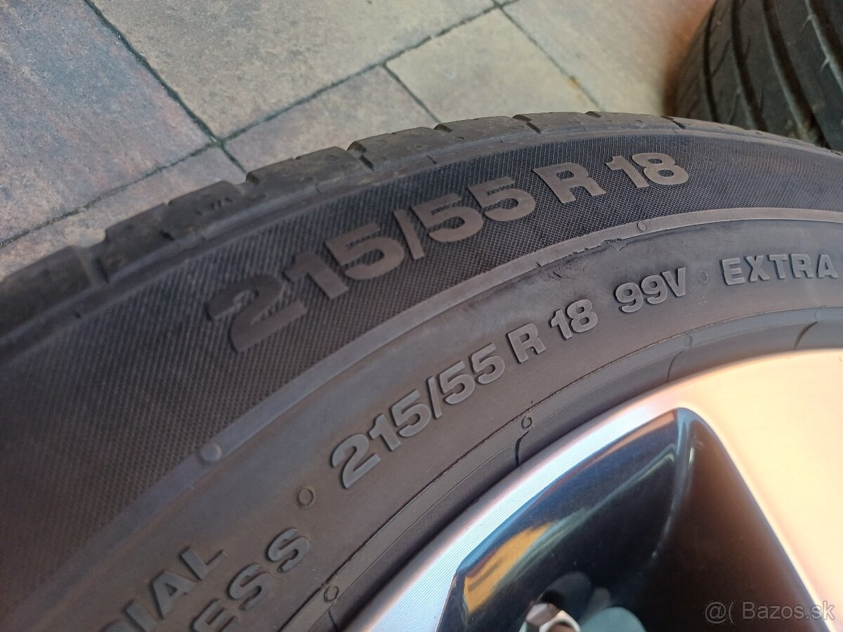 Predám original hliníkové disky Nissan/Dacia-- R18, 5x114,3 - 7