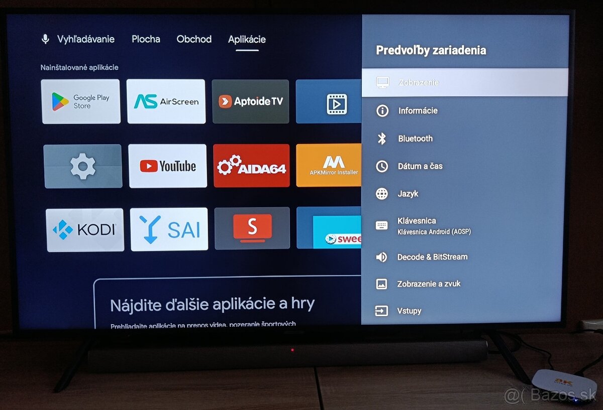 Android TV Box H96 Max M2 Plus (4GB/32GB) s BT ovladacom - 7
