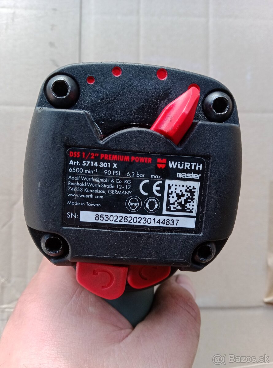 WURTH Pneumaticky razovy utahovak - 7