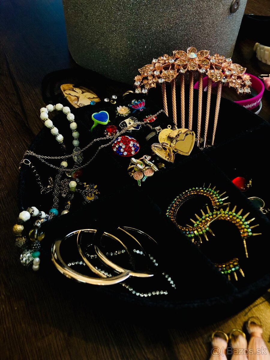 Stará šperkovnica + hodinky - 7