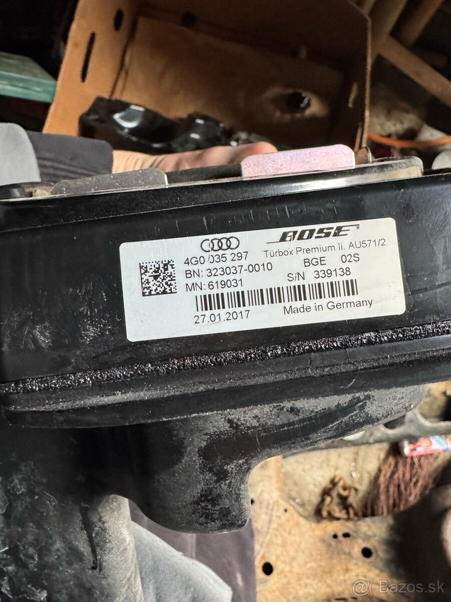 Reproduktory Bose Audi A6 C7 2017 - 7