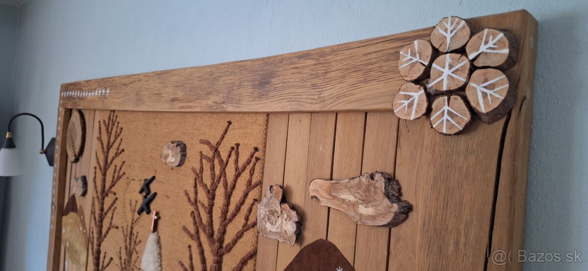 Obraz zimná dedina 3D - 7