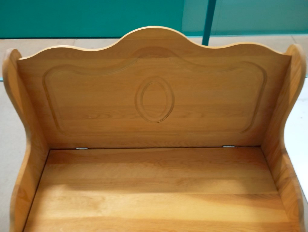 Drevená lavička s masívneho dreva - 7