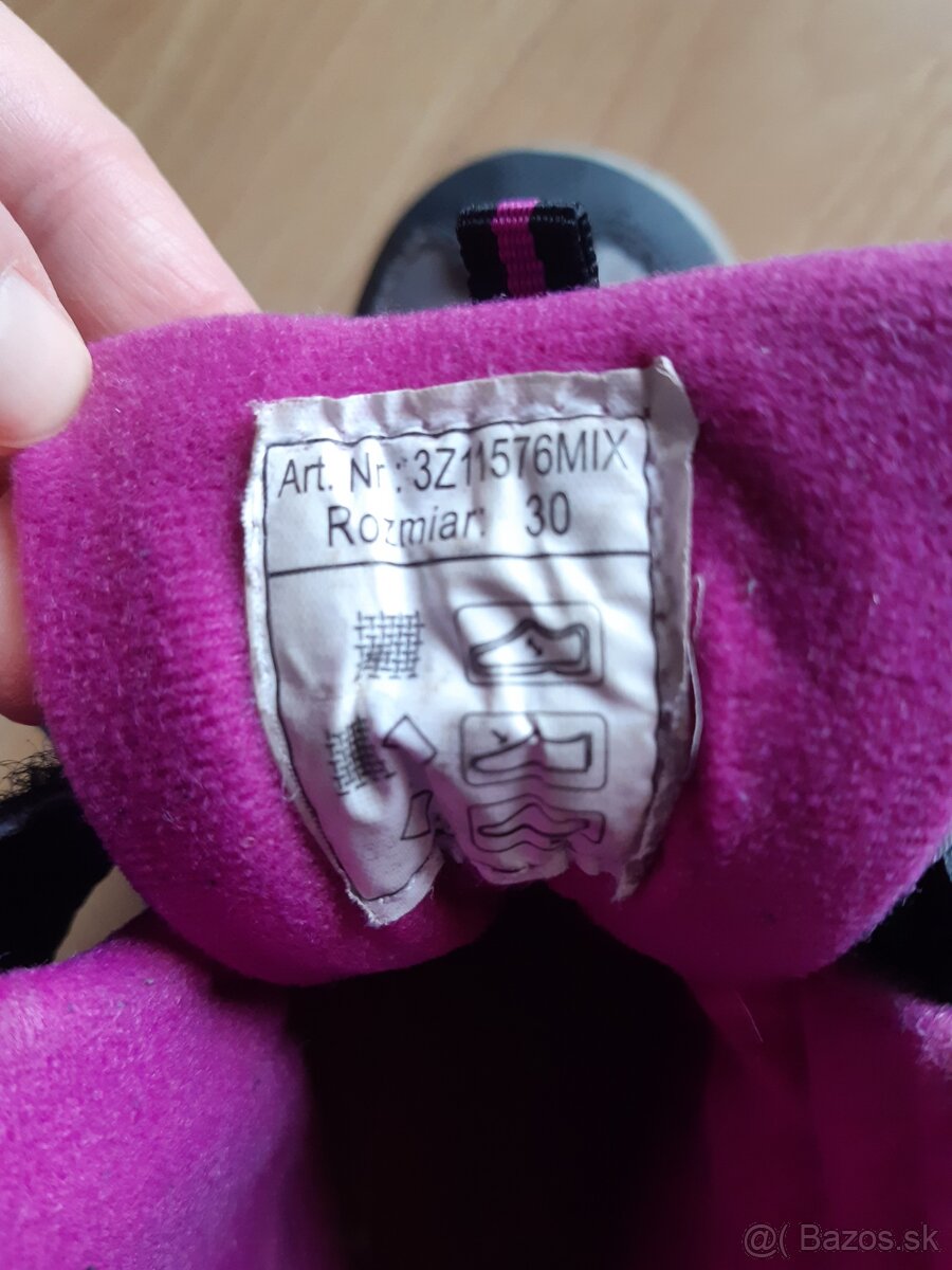 Zimné topanky, veľ.30 - 7