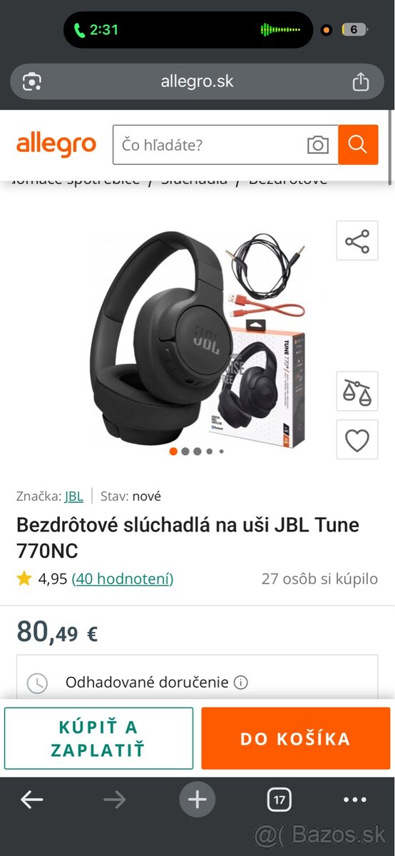 Slúchadlá JBL TUNE 770NC - 7