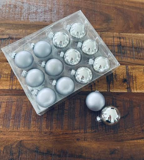 Vianočné sklenené gule/sady - 7