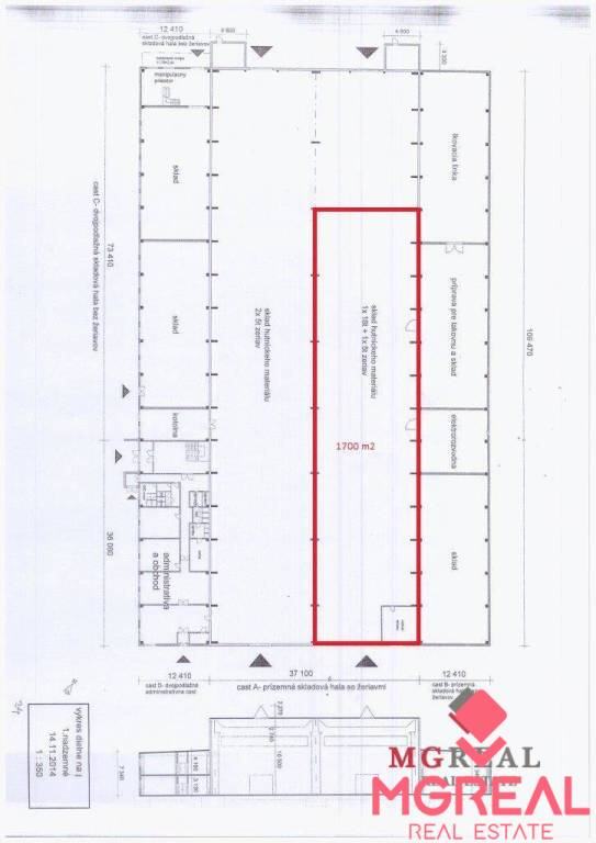 Na prenájom 1700 m2 výrobno-skladové priestory v Trnave - 7